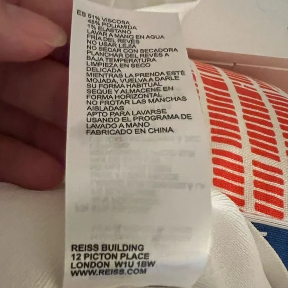 Reiss Cream Sleeveless Top Size S - Picture 10 of 10